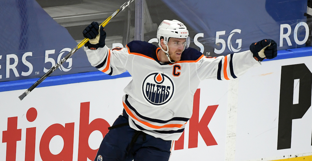 McDavid focused on NHL playoffs, not 100 points in 56 games